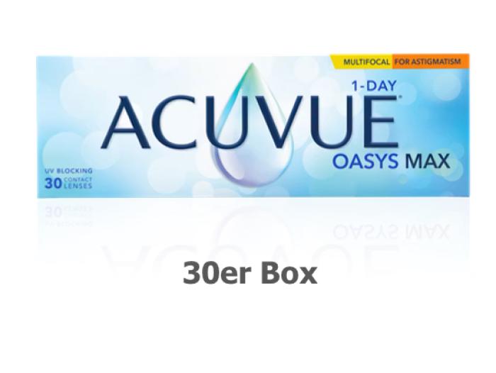 Acuvue Oasys MAX 1-Day Multifocal astigmatism 30er Box